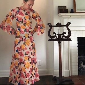 Acacia Retro Paradise Muumuu long dress maxi small